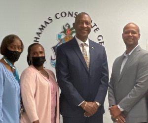 Consul General Curt Hollingsworth, Consul Chala Cartwright along with Officers & staff of the Bahamas Consulate General Miami Office.